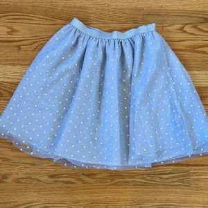 Tulle Skirt with Silver Stars